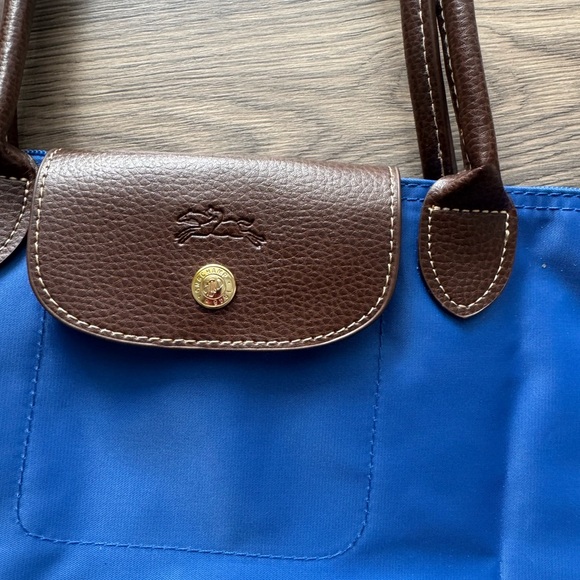 Longchamp Le Pliage Tote Bag - Medium, Blue - Picture 2 of 6